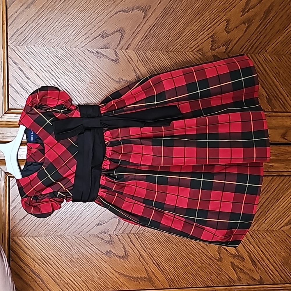 Ralph Lauren Toddler Plaid Fit-and-Flare Dress - 2/2T